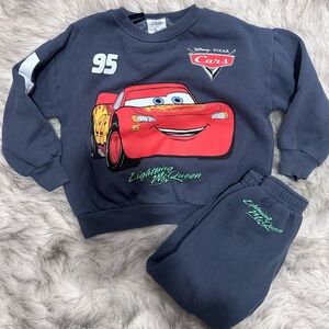 Disney Cars Lightning McQueen Kids Sweatshirt and Pants Set ZARA 4-5T